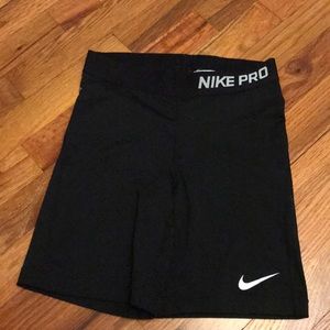 Women’s black nike bike shorts